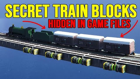 Secret Train Track Block Testing NO MODS - Space Engineers