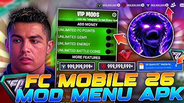 FC MOBILE MOD MENU V26.1.02 🔥 Unlimited Money, Fc Points - FC Mobile Mod Menu | Fc Mobile Mod Apk