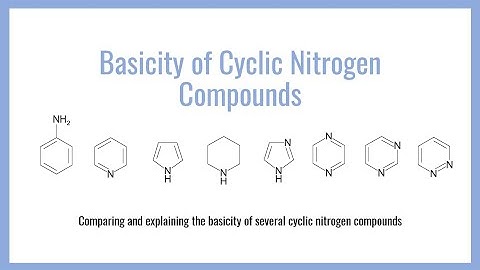 Basicity of Cyclic Nitrogen Compounds