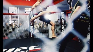 Video thumbnail of "UFC Fight Night 81: Anthony Pettis Workout Highlights"