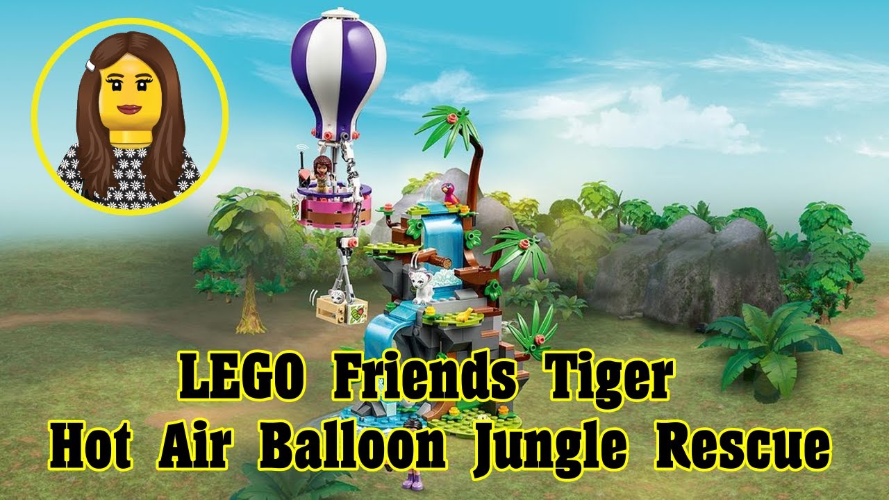 LEGO Friends Tiger Hot Air Balloon Jungle Rescue
