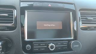 VW Touareg RNS850 Aux A2DP Bluetooth audio activation2 screenshot 1