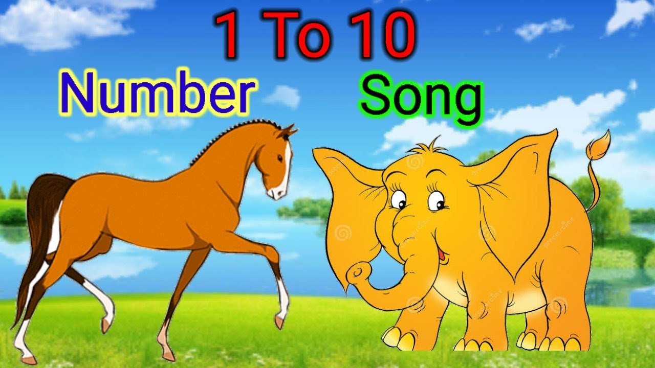Number song, 1 to 10 number, १ से १० तक गिनती, बच्चो को गिनती कैसे ...