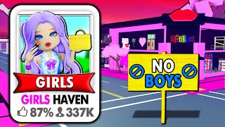 I Created a FAKE BROOKHAVEN ONLY for GIRLS!