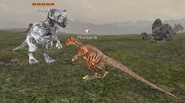 Dinos Online - Playing with Velociraptor King - Android / iOS - Gameplay Part 82