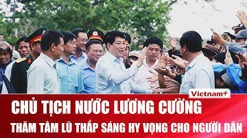 Chủ tịch nước Lương Cường trực tiếp đến thăm hỏi và động viên bà con vùng lũ Đà Nẵng  | VNP