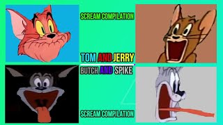 Tom and Jerry - 😱Screams Compilation😱