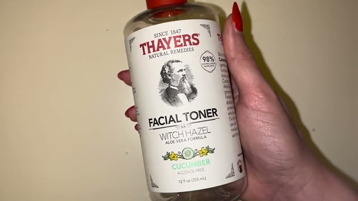 Thayers witch hazel toner cucumber review năm 2024