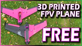 FREE 3D PRINTED FPV PLANE  HOW TO BUILD, TIPS & PARTS USED  SCIMITAR