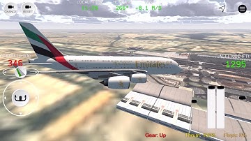 RC FS Advanced Real Flight Simulator Full GamePlay A380 EMIRATES by ios Android 3/18/22 AGT EP53