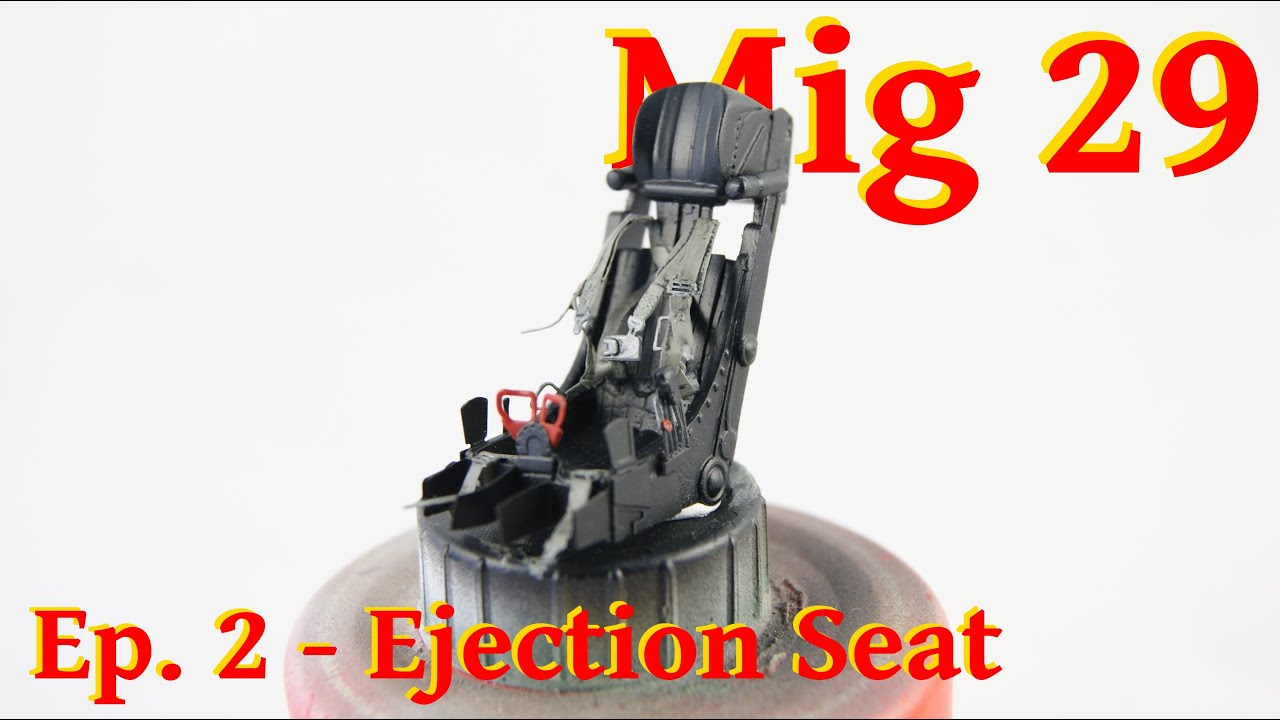 Model Mig 29 Fulcrum - 1/32 Revell - Ejection Seat - YouTube