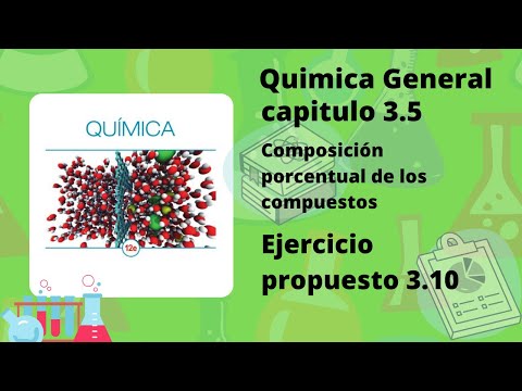 Composición porcentual de los compuestos —ejercicio propuesto capítulo 3.5 | ejemplo 3.10