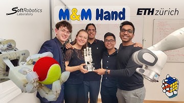 M&M Hand: Minimum and Modular Dexterous Robotic Hand | Real World Robotics ETHZ