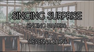 SINGING SURPRISE - SINGING WAITERS - TREVENNA BARNS