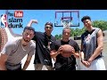 YOUTUBER BASKETBALL DUNK CHALLENGE!!!