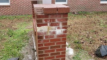 What is that white stuff? Its efflorescence and can only be removed via chemical processes