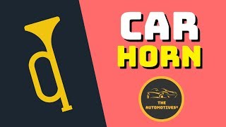 How Car Horn Works? | Working | Animation | Circuit