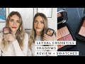 Lethal Cosmetics Eyeshadow Review + Swatches