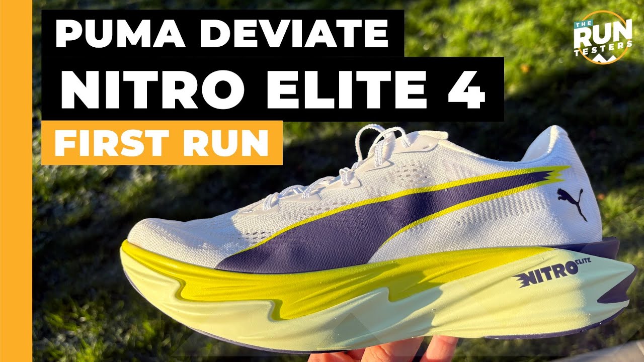 Обзор первых пробежек кроссовок Puma Deviate Nitro Elite 4: легче и быстрее, чем Deviate Nitro El...