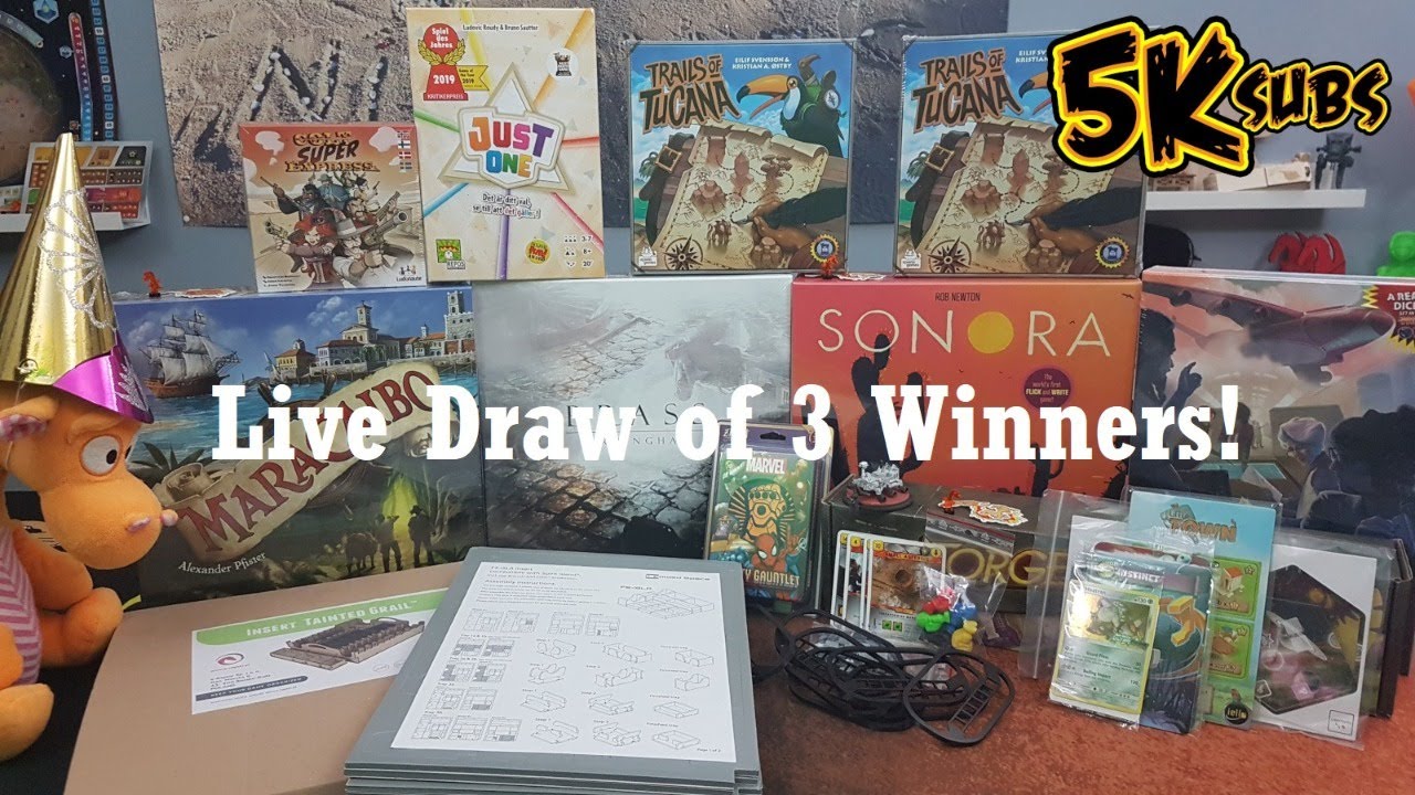 5k Subs! Huge Giveaway! Live drawing of 3 Winners! - YouTube