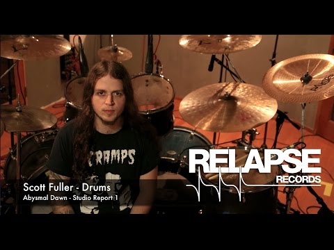 ABYSMAL DAWN  - 'Obsolescence' Studio Update #1 - Drums