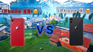 iPhone XR vs iPhone X test pubg mobile التحدي المنتظر ايفون اكس ضد ايفون اكس ار ببجي موبايل