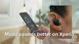 Xperia 5 V x Sony headphones | Music sounds better on Xperia Resimi