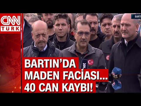 İçişleri Bakanı Süleyman Soylu açıkladı! Bartın'daki maden ocağında can kaybı 40'a yükseldi!
