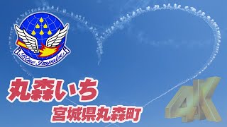 バリ快晴！たっぷり14演目！ブルーインパルス 丸森いち 宮城県丸森町（予行）