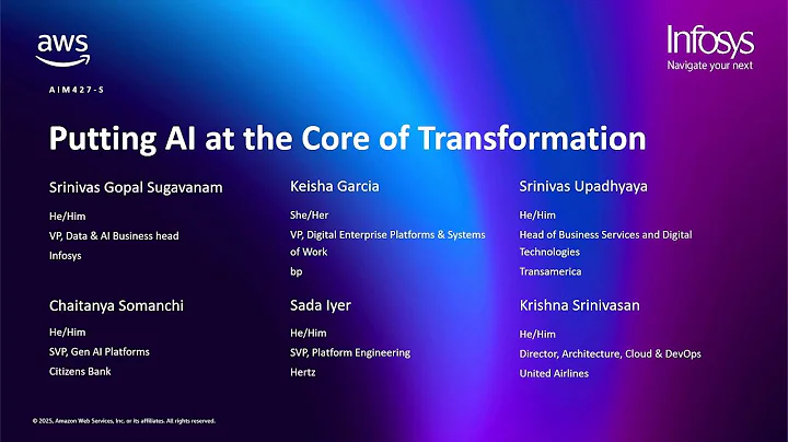 AWS re:Invent 2025 - Putting AI at the core of transformation (AIM427)