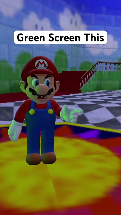 Are you a green screen kid? | #supermario #mario #meme #greenscreen #trending #subscribe #trend