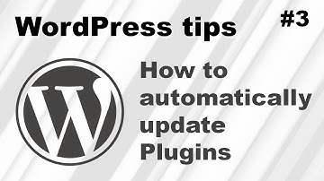 How to automatically update WordPress plugins
