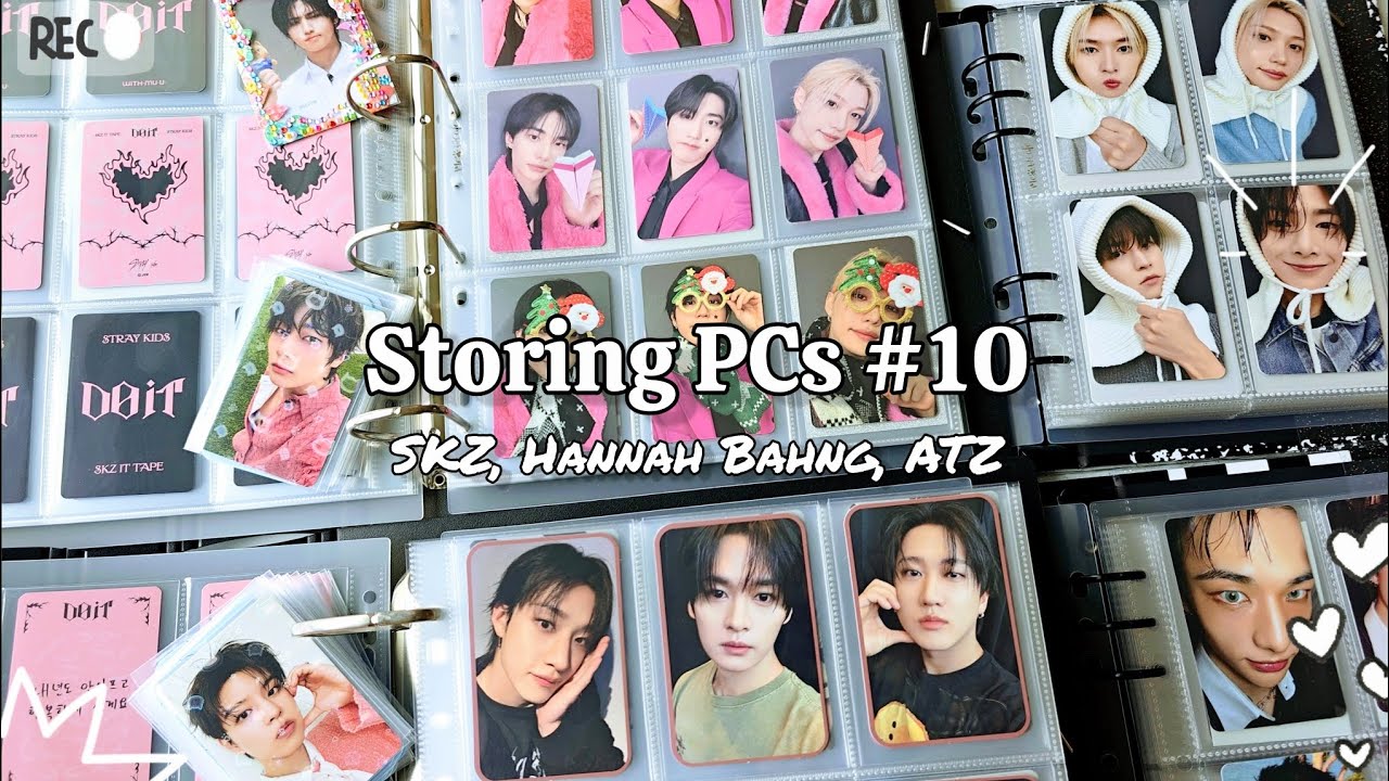 Storing Photocards #10 | Stray Kids, Hannah Bahng, Ateez