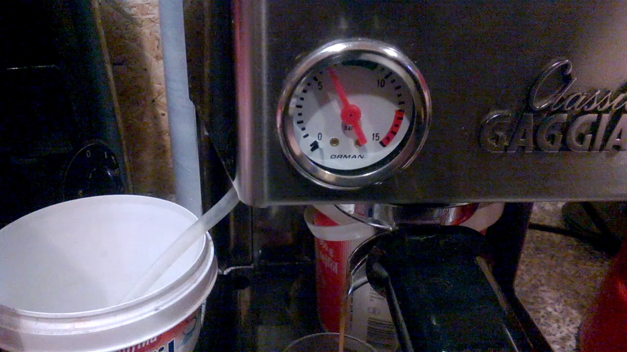 Gaggia Classic flow regulator - YouTube
