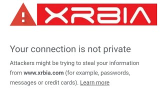 XRBIA Website also not working now screenshot 1