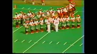 1982 University of Alabama Million Dollar Band at Bryant-Denny Stadium Aztec Fire