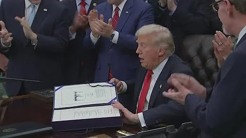 President Trump signs bill ending government shutdown