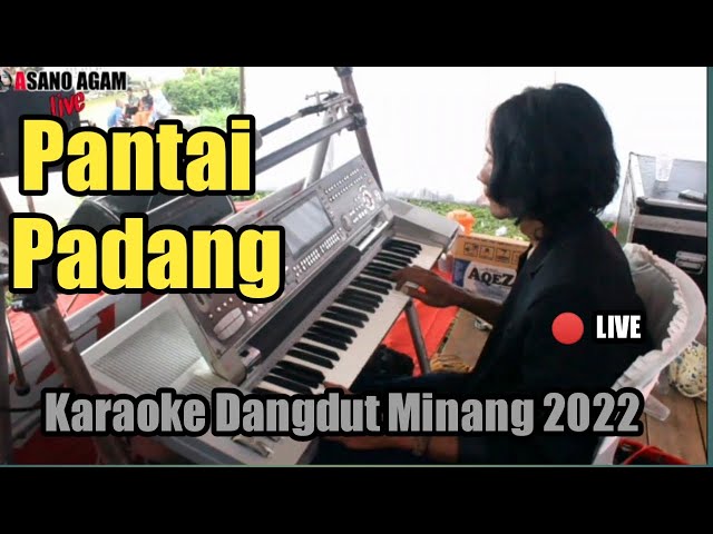 PANTAI PADANG || Karaoke Dangdut Minang KN7000 (versi live 2022 Asano Agam) class=