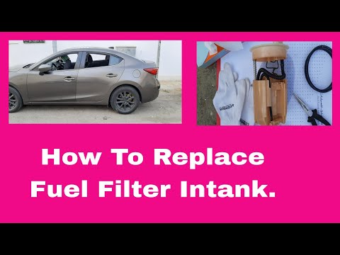 How to Replace Fuel Filter Intank [ Mazda 3 2015 ]