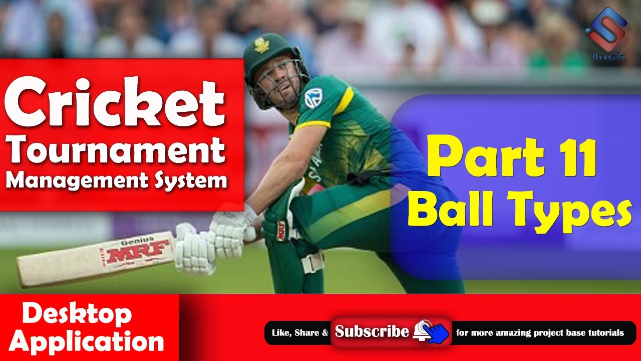 Cricket Management System Part 11 Ball Types YouTube