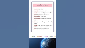उत्तर प्रदेश सामान्य ज्ञान | UP GK | UP GK in Hindi | UP Special | UTTAR PRADESH GENERAL KNOWLEDGE