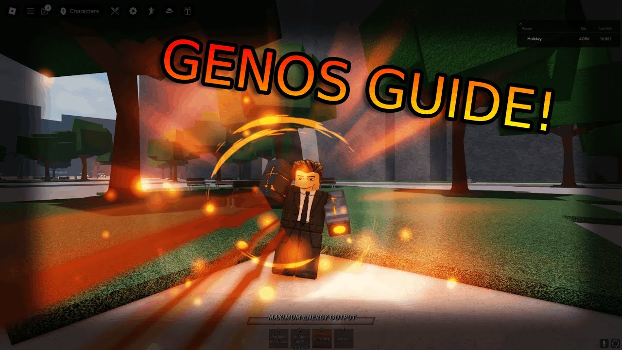 Genos guide! (Roblox tsb) - YouTube