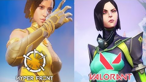 HYPER FRONT VEIL vs VALORANT VIPER ABILITIES COMPARISON