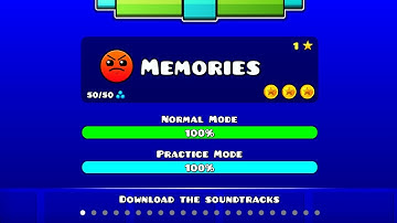 Memories by HueComrad | Geometry Dash 2.11 (Robtop style levels)