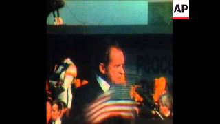 SYND 5-11-72 NIXON AT REPUBLICAN RALLY