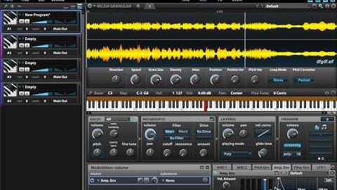 MachFive 3.0 granular synthesis