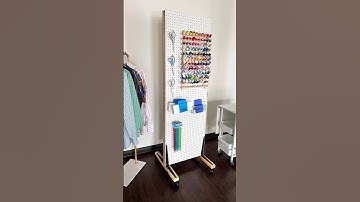 DIY Mobile Peg Board! | Sewing Room or Tool Shop