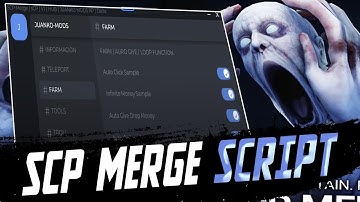 SCP Merge script – (Auto Click, INF Money, Teleports)