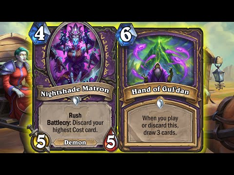 Video: Hearthstone - Bestes Warlock-Basisdeck, Kostenloses Deck, Warlock-Karten-Zoo, Ansturm