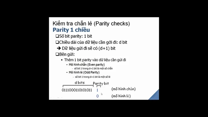 VD5.1 Kiểm tra lỗi với Parity Check